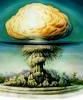 Atom Bomb Mushroom Cloud