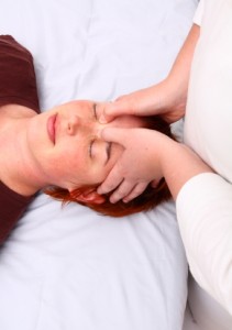 Massage on Woman's Face