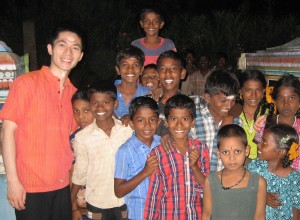 Kids in India with Joseph Law